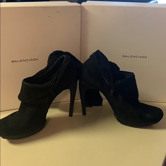 Balenciaga Black Size French 39 Bootie with bow - Picture 2 of 8